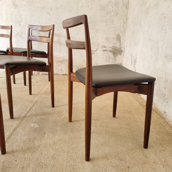 Harry Ostergaard model 61 dining chairs for Randers Mobler Denmark 1960s